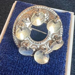 Sterling Norwegian Solje Pin - Never Worn - 1”